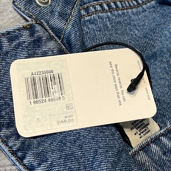 Levi's Vintage Premium Reversible Varsity Jean Jacket NEW WITH TAGS - Picture 13 of 16